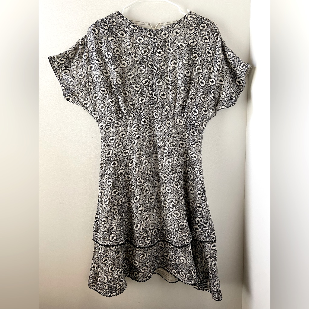 Derek Lam 10 Crosby Silk Blend Floral Dress Size 8